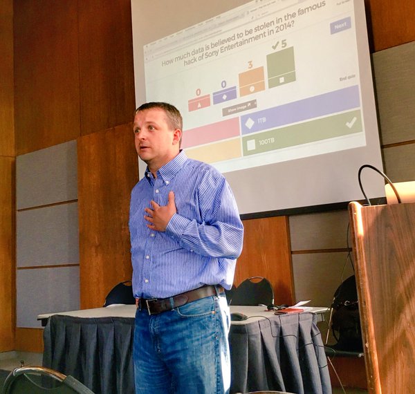 Interactive classroom session using Kahoot